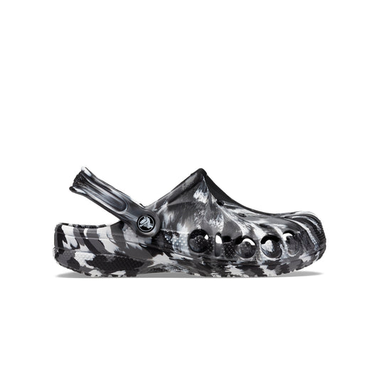 Giày Clog Unisex Crocs Baya Marbled - Black/White