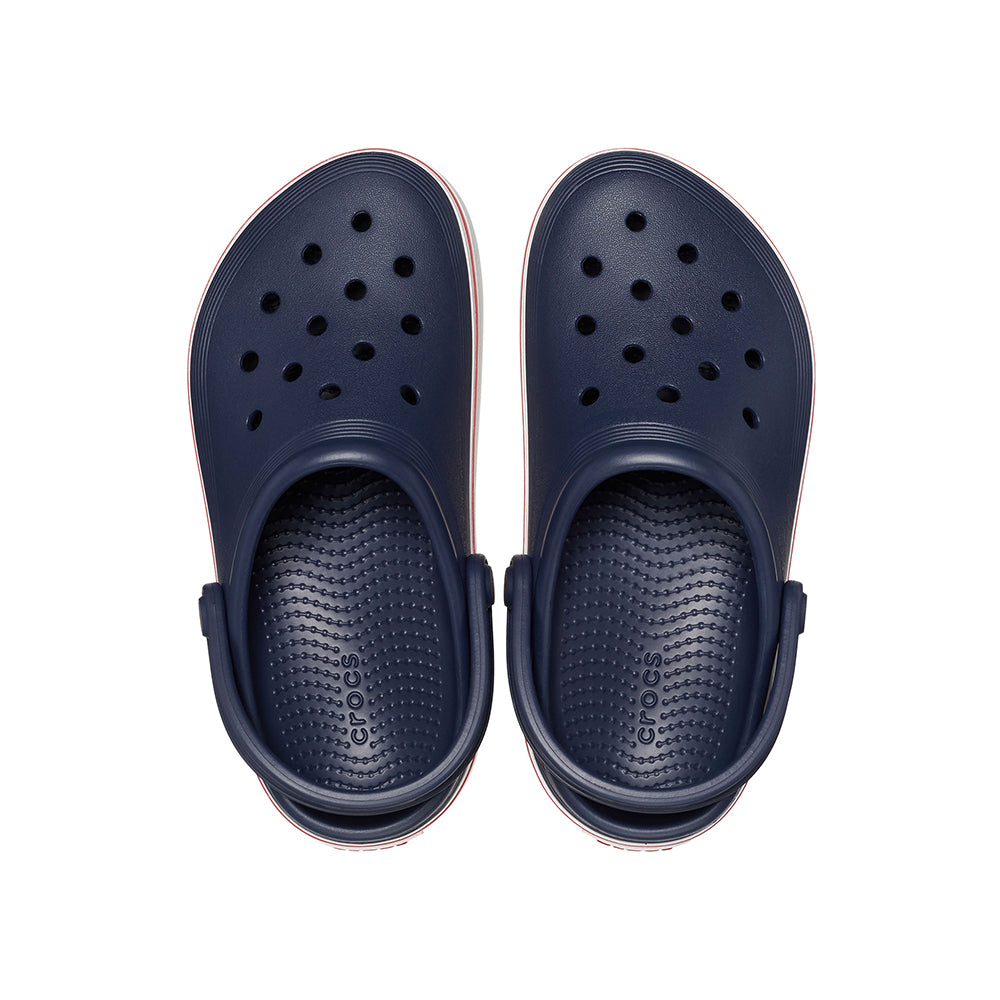 Giày Clog Trẻ Em Crocs Off Court - Navy/Pepper