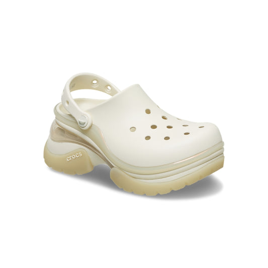 Giày Clog Nữ Crocs Super Bae - Summit White