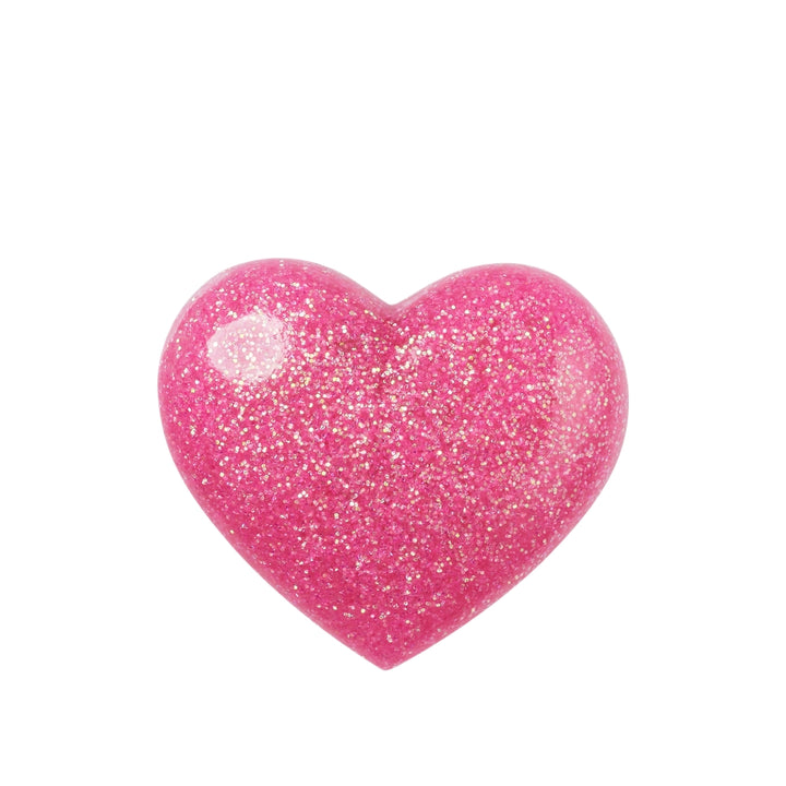 Jibbitz™ Charm Pink 3D Glitter Heart - Crocs™ Việt Nam