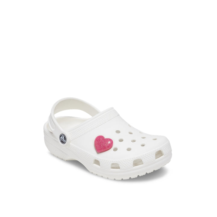 Jibbitz™ Charm Pink 3D Glitter Heart - Crocs™ Việt Nam