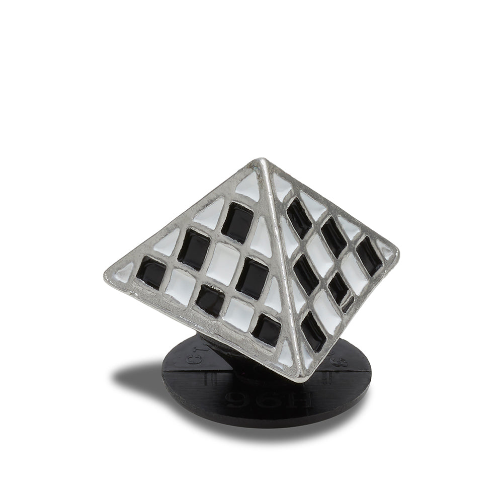 Jibbitz™ Charm Checkerboard Pyramid