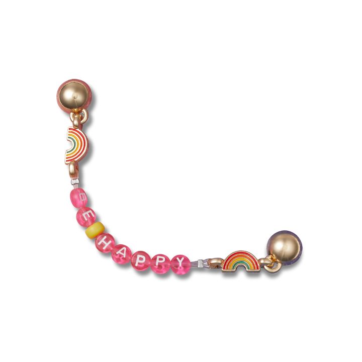 Jibbitz™ Charm Be Happy Chain