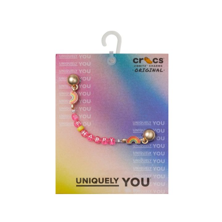 Jibbitz™ Charm Be Happy Chain