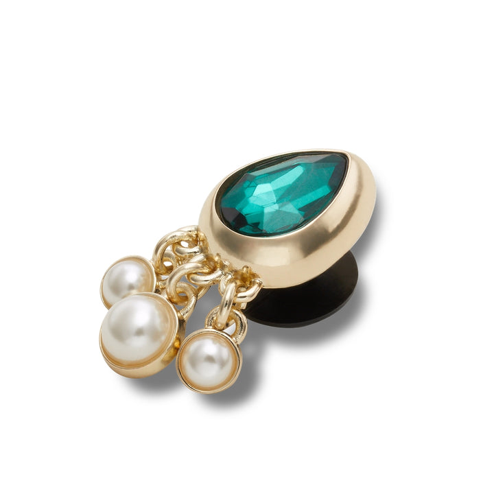 Jibbitz™ Charm Emerald Tear Drop With Pearls - Crocs™ Việt Nam