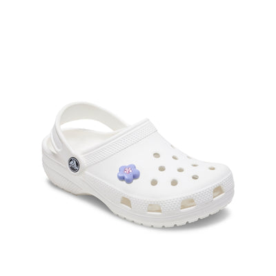 Jibbitz™ Charm Purple Flower with Pink Gem