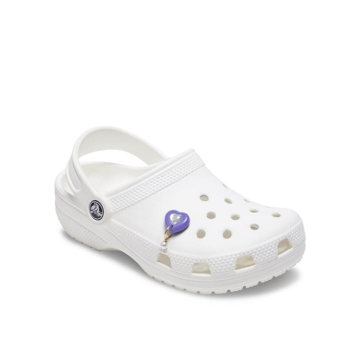 Jibbitz™ Charm Purple Heart With Pearl - Crocs™ Việt Nam