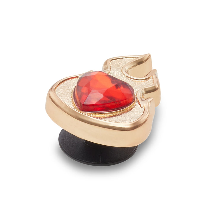 Jibbitz™ Charm Gold Flame With Ruby Heart - Crocs™ Việt Nam