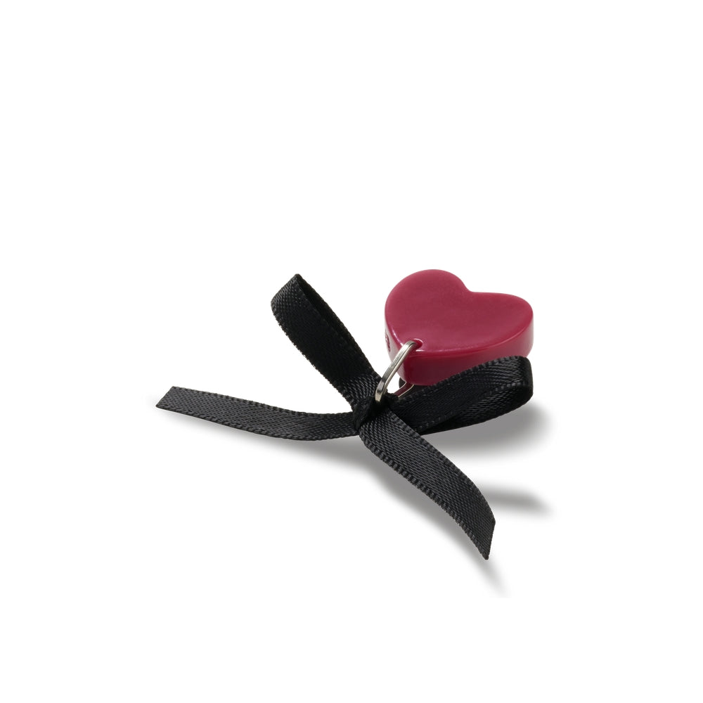 Jibbitz™ Charm Shiny Red Heart with Bow