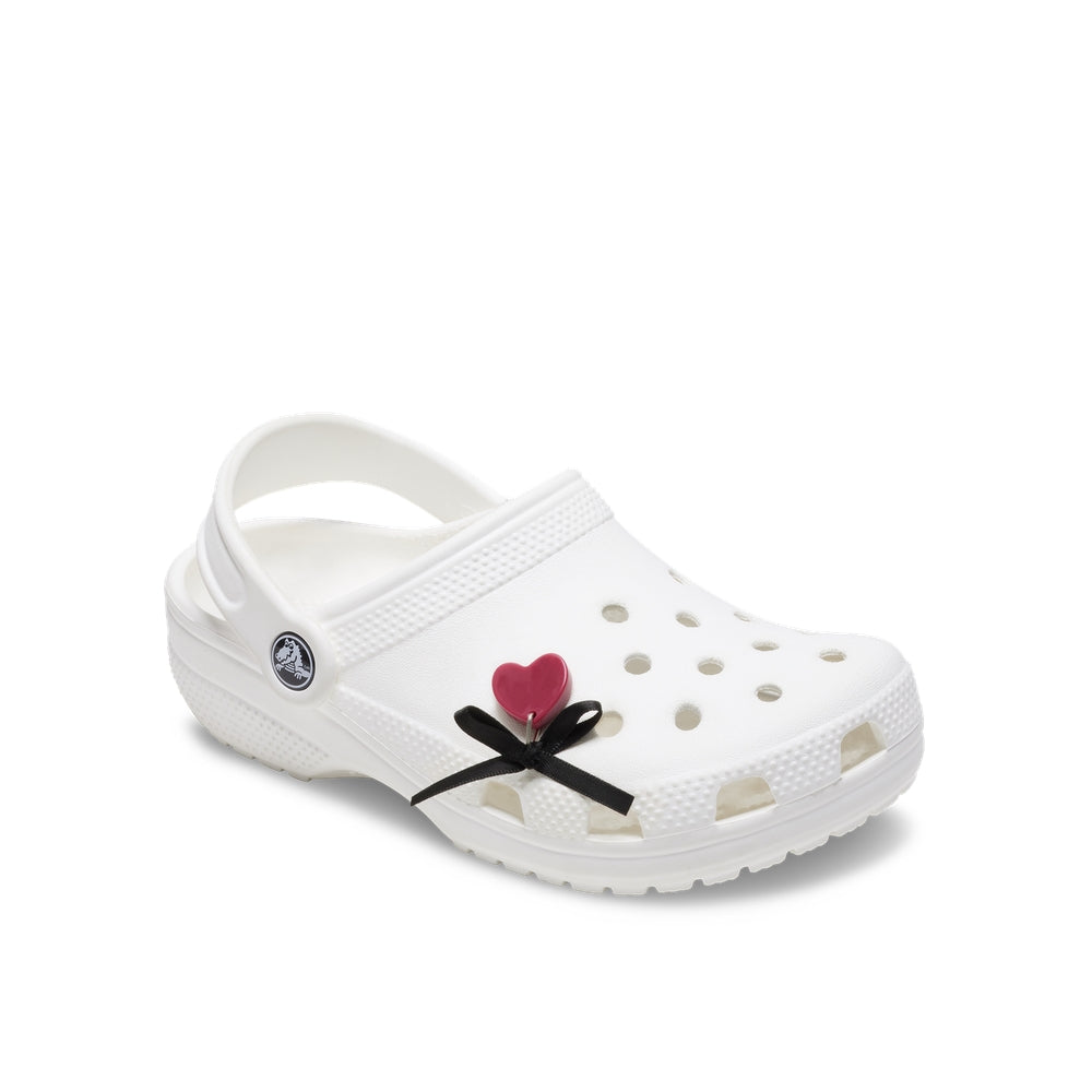 Jibbitz™ Charm Shiny Red Heart with Bow