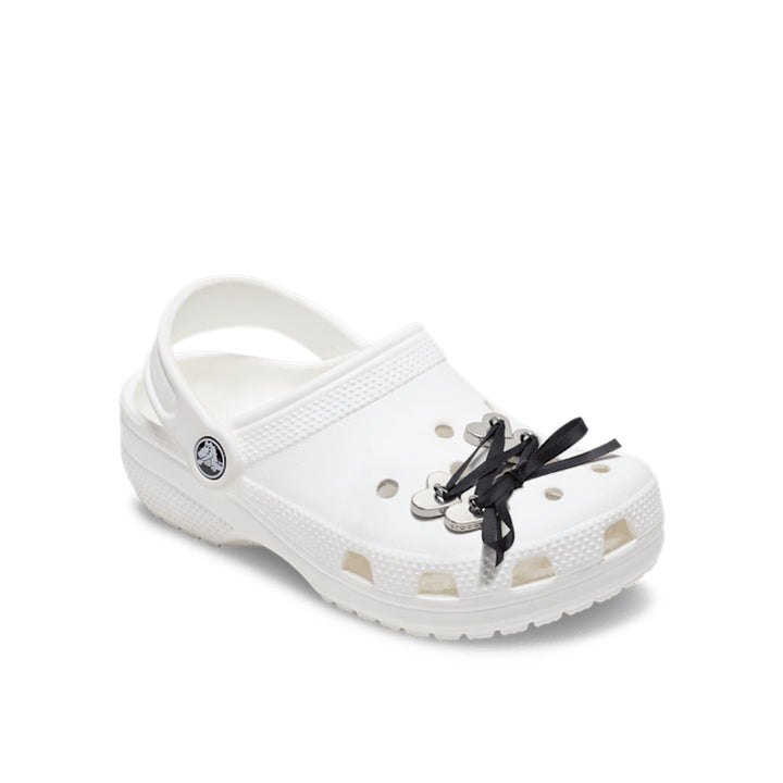 Jibbitz™ Charm Silver Heart Lace - Crocs™ Việt Nam