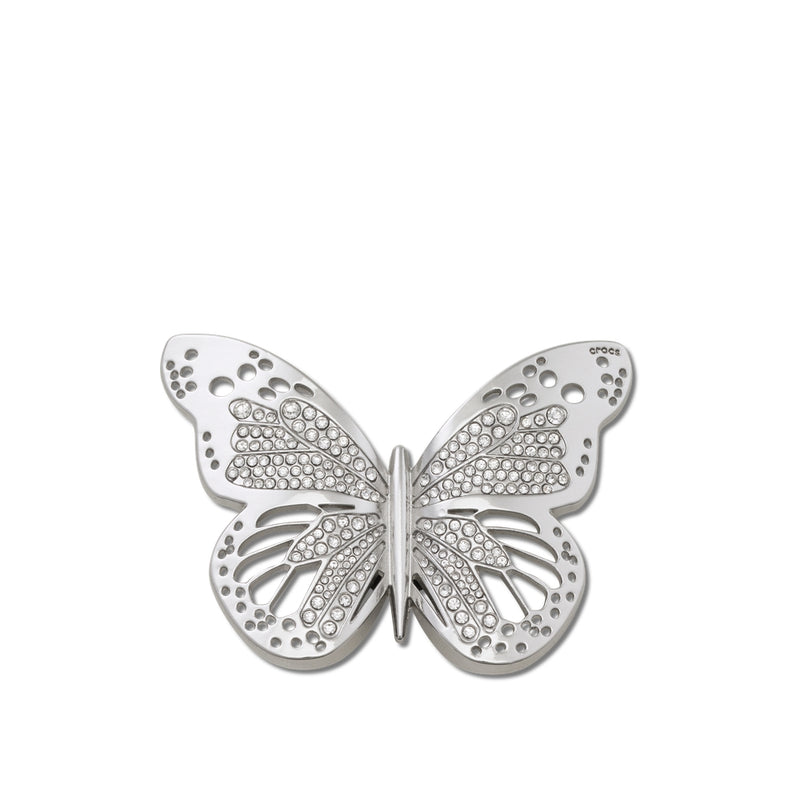 Jibbitz™ Charm Silver Cutout Butterfly