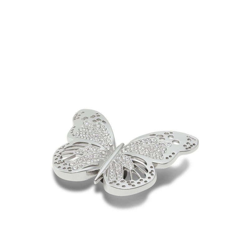 Jibbitz™ Charm Silver Cutout Butterfly