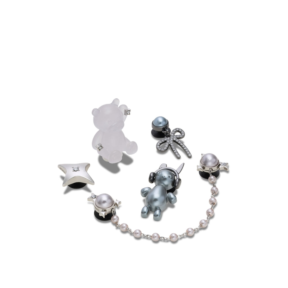 Jibbitz™ Charm Silver Cute Punk