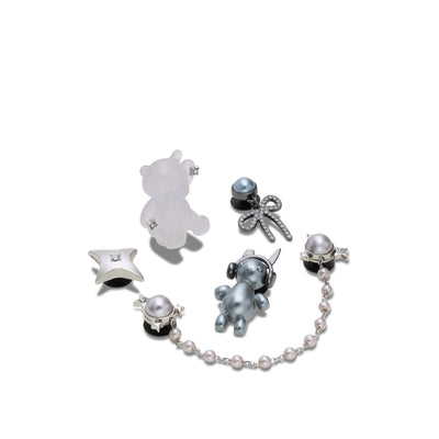 Jibbitz™ Charm Silver Cute Punk