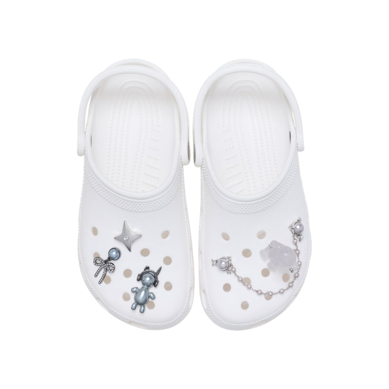 Jibbitz™ Charm Silver Cute Punk