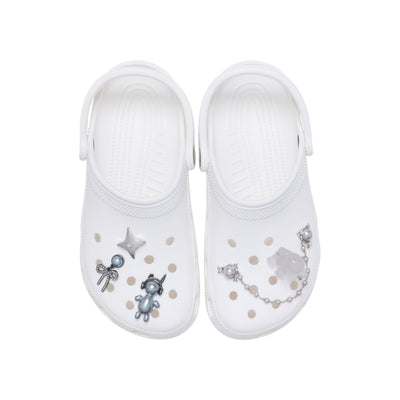 Jibbitz™ Charm Silver Cute Punk