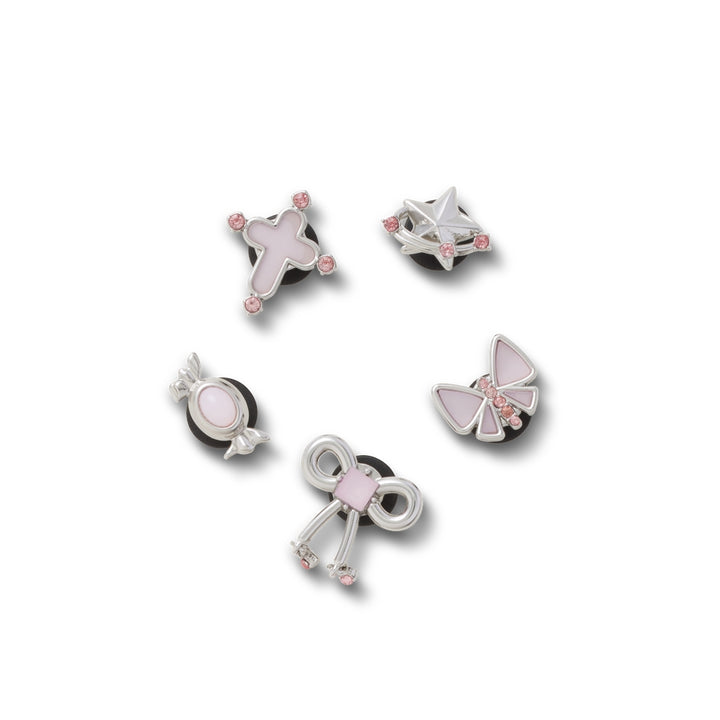Jibbitz™ Charm Silver and Pink - Crocs™ Việt Nam