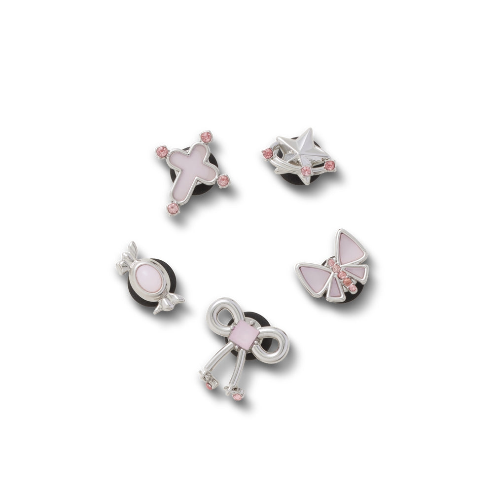 Jibbitz™ Charm Silver and Pink