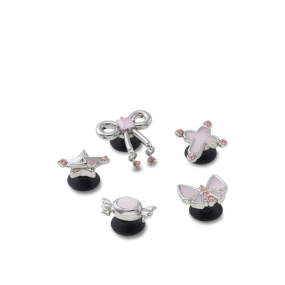 Jibbitz™ Charm Silver and Pink