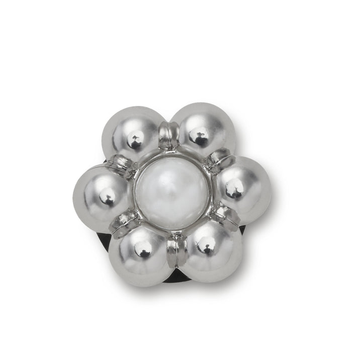 Jibbitz™ Charm Silver and Pearl Tiny Floral - Crocs™ Việt Nam