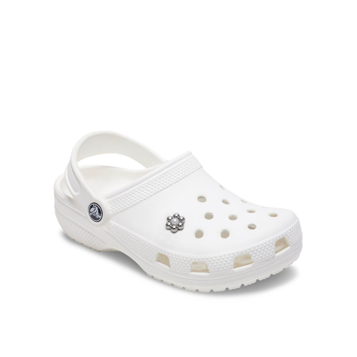 Jibbitz™ Charm Silver and Pearl Tiny Floral - Crocs™ Việt Nam