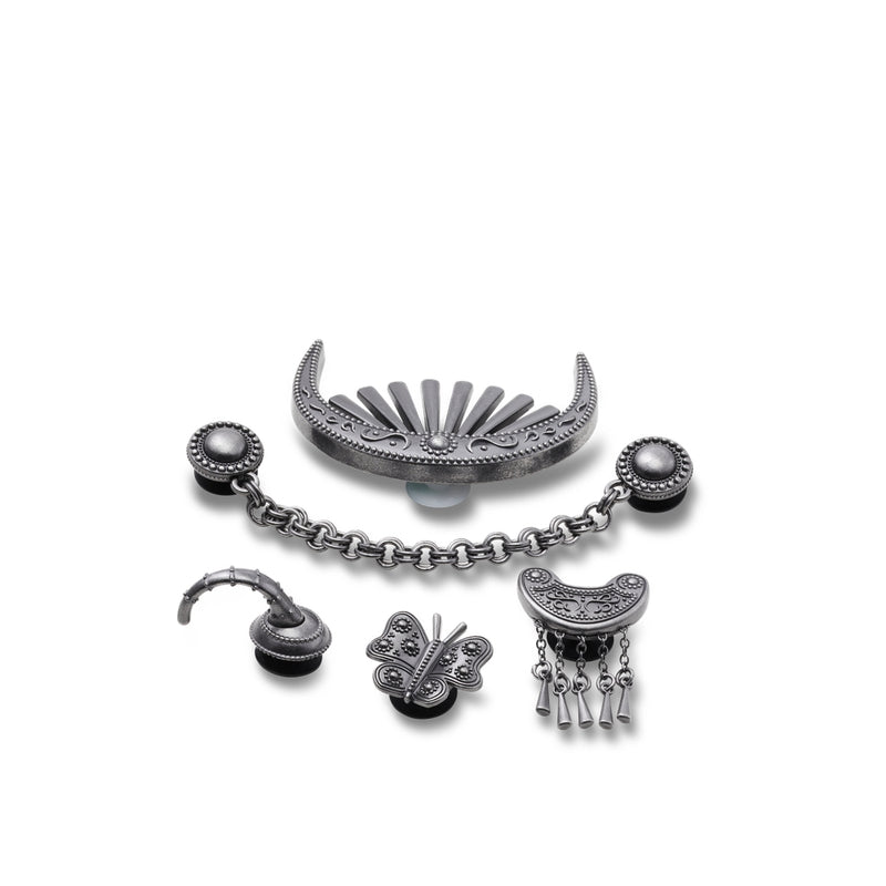 Jibbitz™ Charm Silver Metal Mix