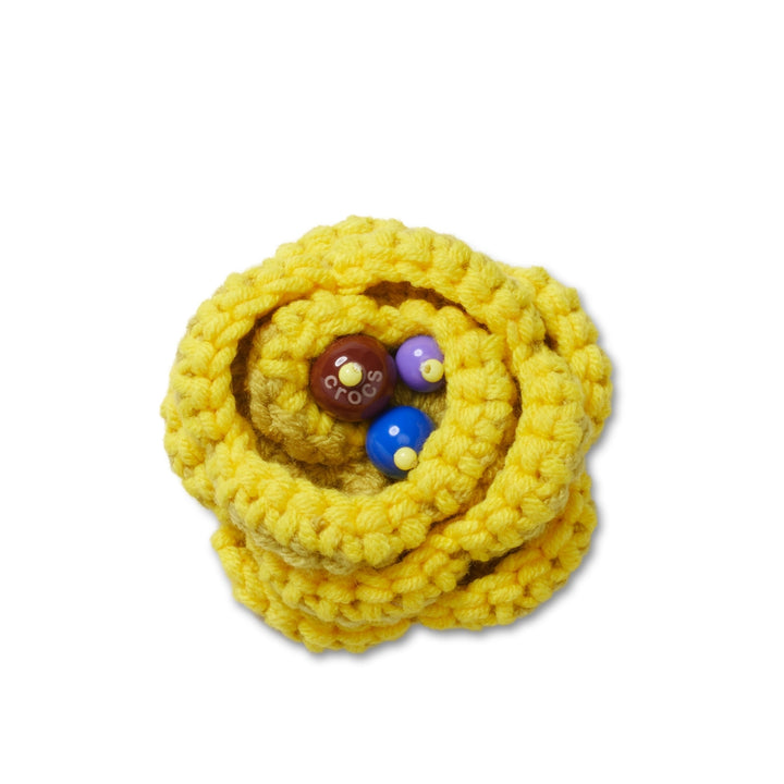 Jibbitz™ Charm Yellow Crochet Floral - Crocs™ Việt Nam