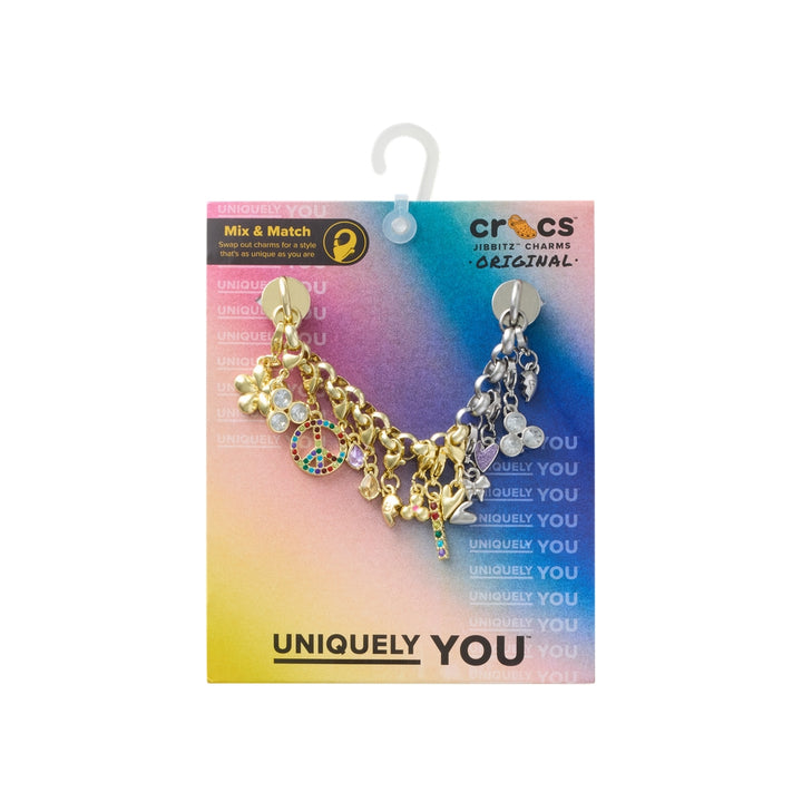 Jibbitz™ Charm Gold Silver Adjust Charm Chain - Crocs™ Việt Nam