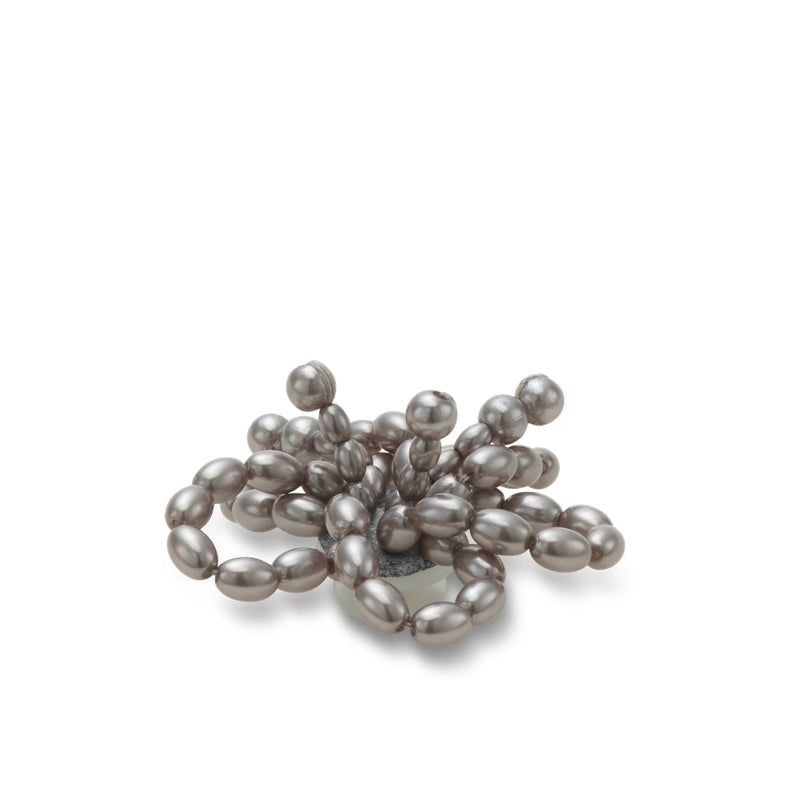 Jibbitz™ Charm Black Pearl Beaded Floral