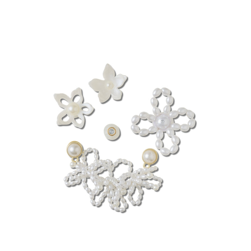 Jibbitz™ Charm White Pearl Beaded