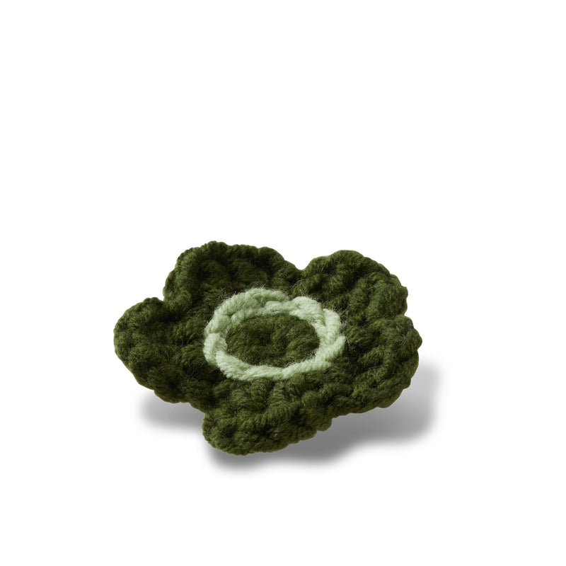 Jibbitz™ Charm Green Crochet Flower