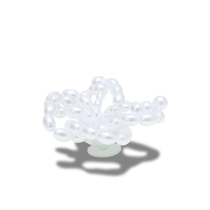 Jibbitz™ Charm White Pearl Beaded Floral - Crocs™ Việt Nam