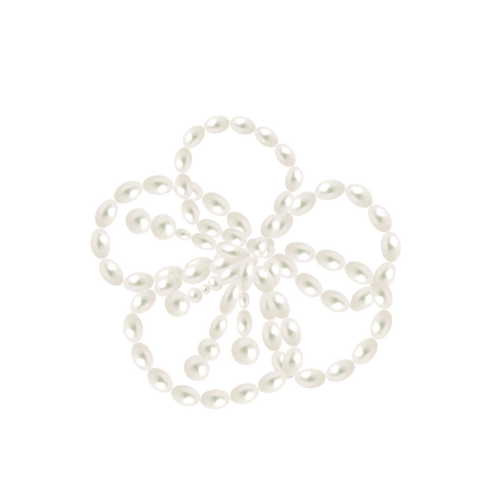 Jibbitz™ Charm White Pearl Beaded Floral - Crocs™ Việt Nam