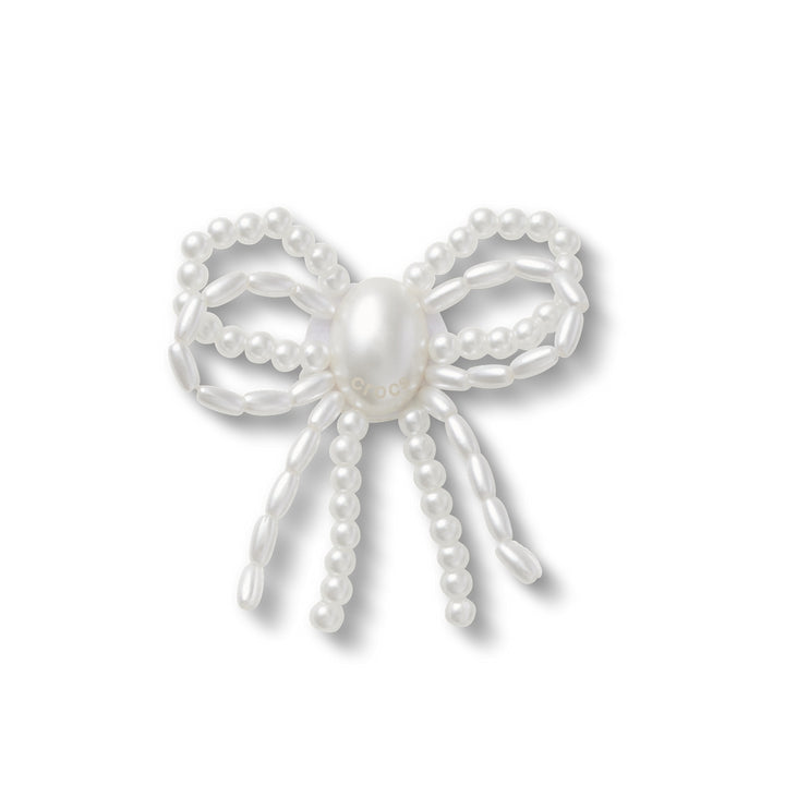 Jibbitz™ Charm White Pearl Beaded Bow - Crocs™ Việt Nam