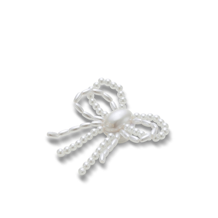 Jibbitz™ Charm White Pearl Beaded Bow - Crocs™ Việt Nam