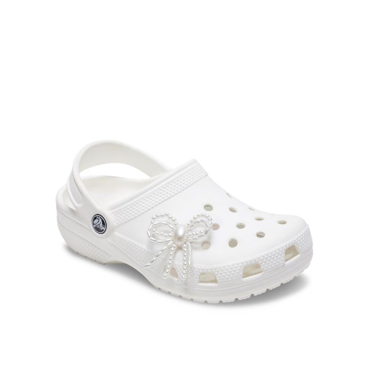 Jibbitz™ Charm White Pearl Beaded Bow - Crocs™ Việt Nam