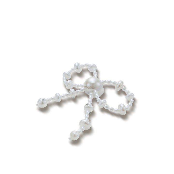 Jibbitz™ Charm White Large Pearl Beaded Bow - Crocs™ Việt Nam