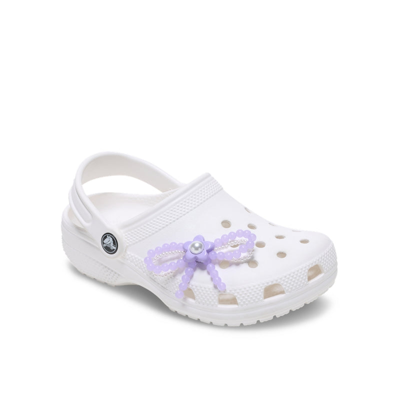 Jibbitz™ Charm Purple Meta Smt Pearl Bow