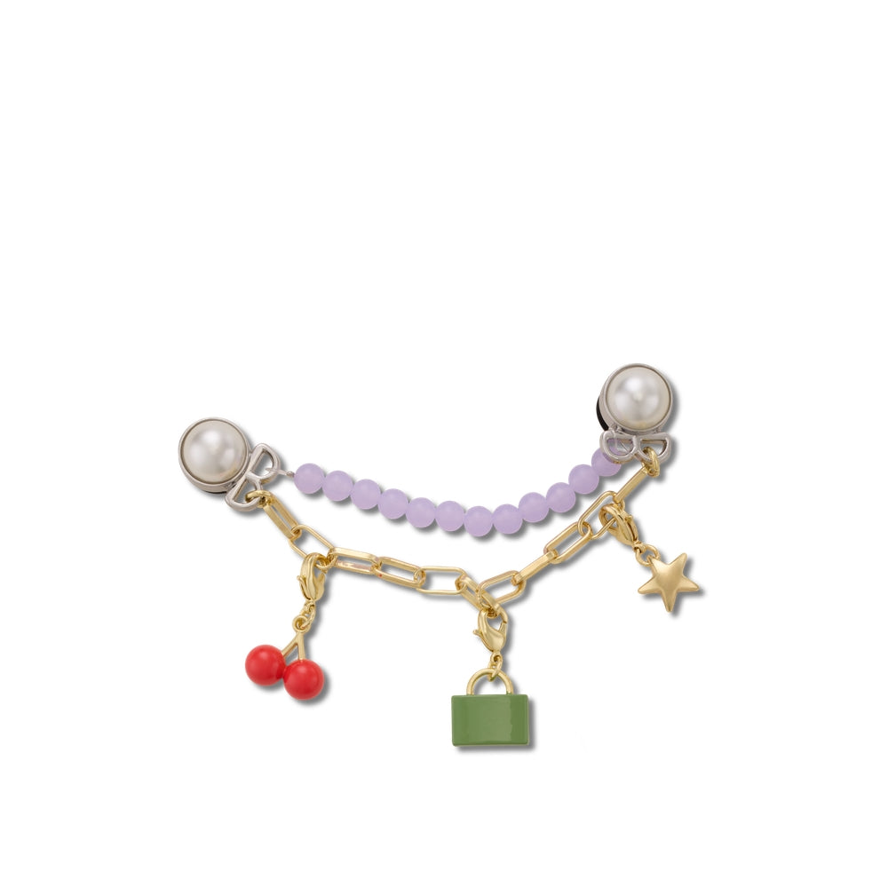 Jibbitz™ Charm Purple Meta Charm Chain