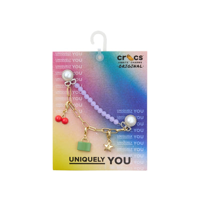 Jibbitz™ Charm Purple Meta Charm Chain