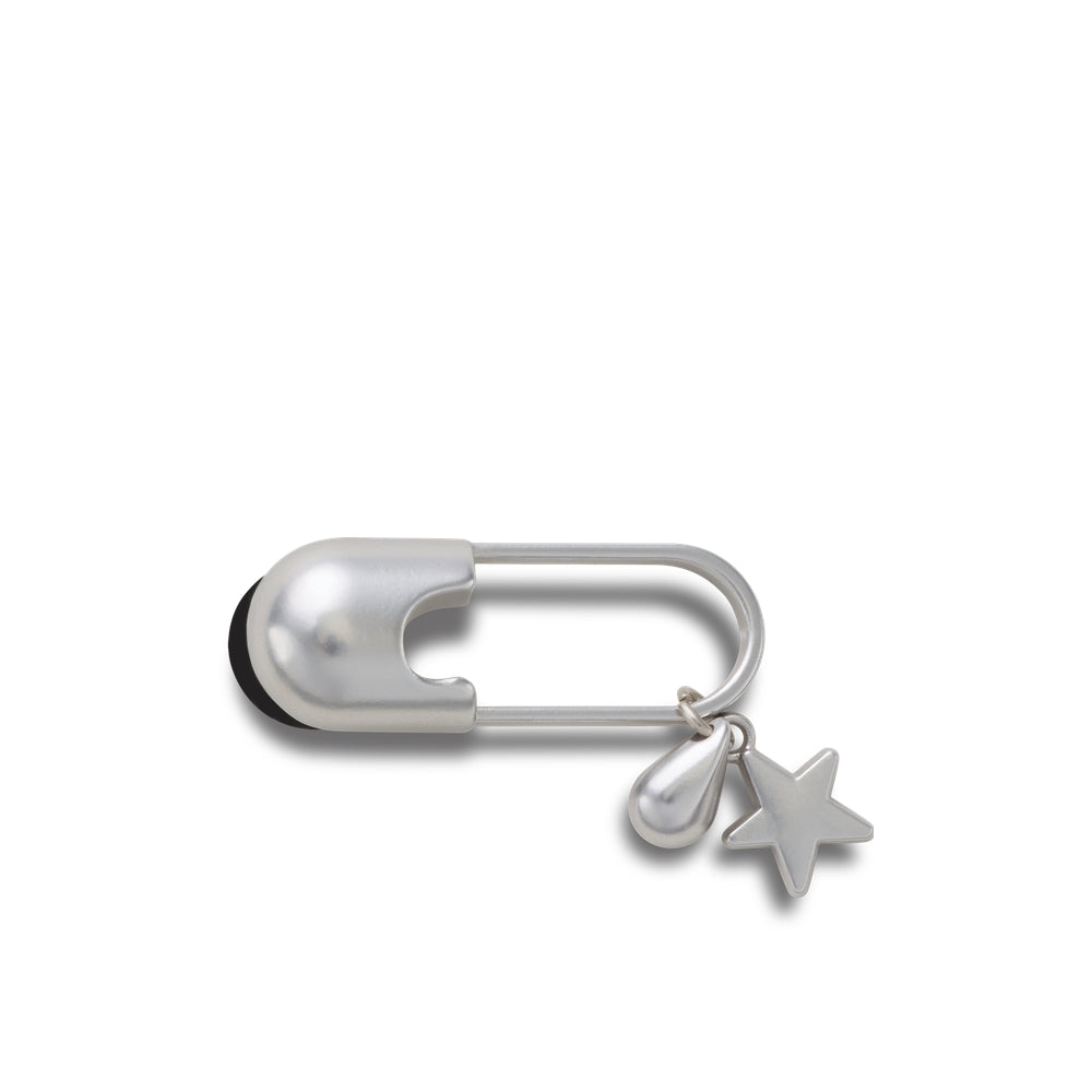 Jibbitz™ Charm Silver Meta Safety Pin