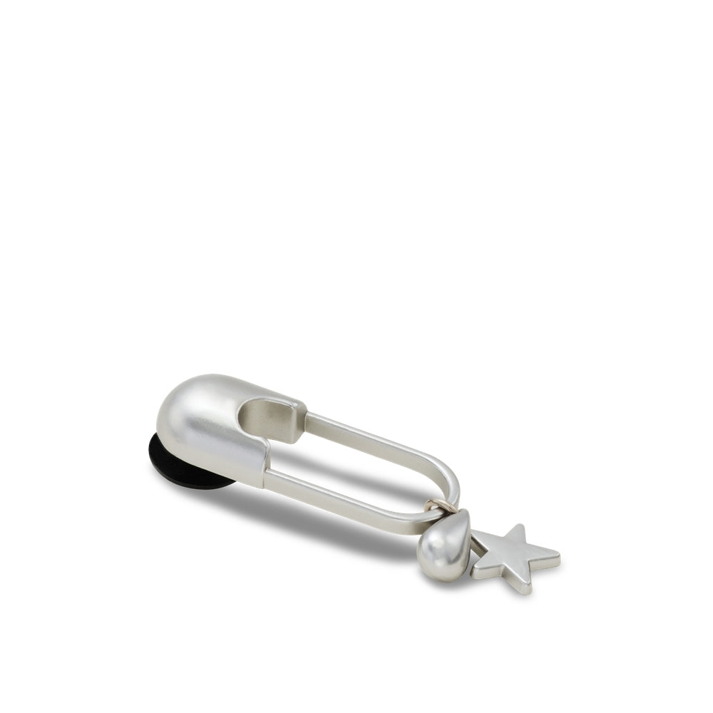 Jibbitz™ Charm Silver Meta Safety Pin
