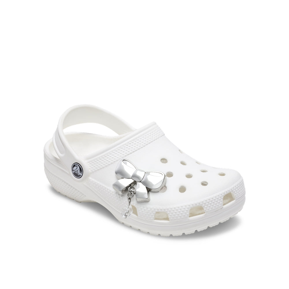 Jibbitz™ Charm Indie Silver Bow Dangle