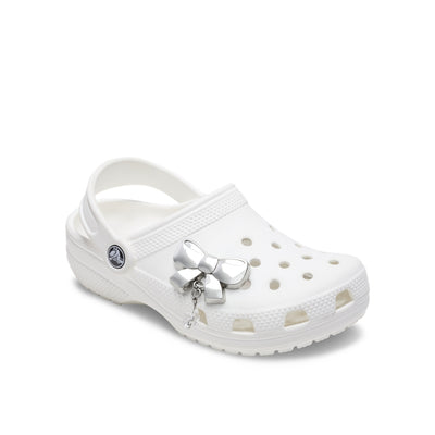 Jibbitz™ Charm Indie Silver Bow Dangle