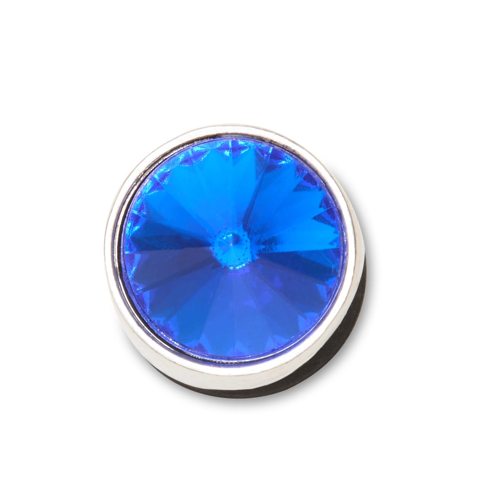 Jibbitz™ Charm Silver Blue Stud