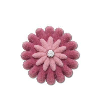Jibbitz™ Charm Pink Velvet Flower 1