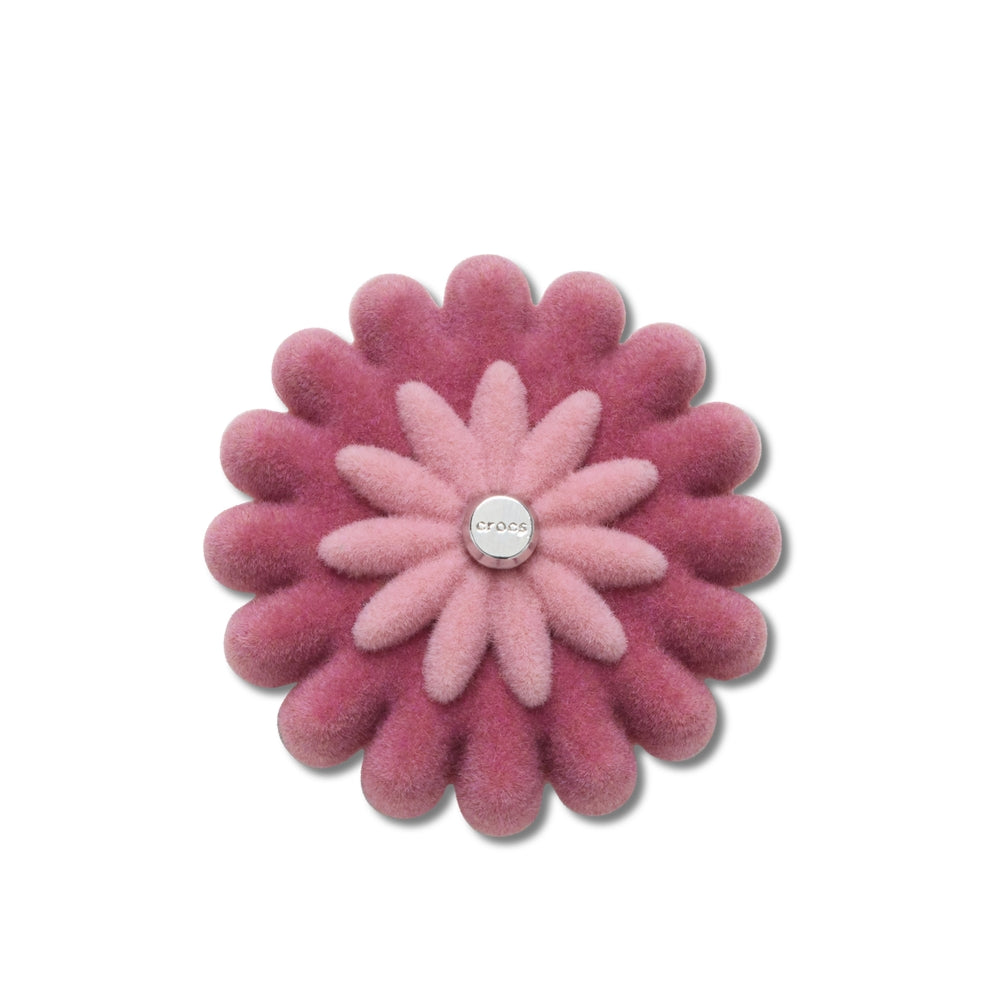 Jibbitz™ Charm Pink Velvet Flower 1