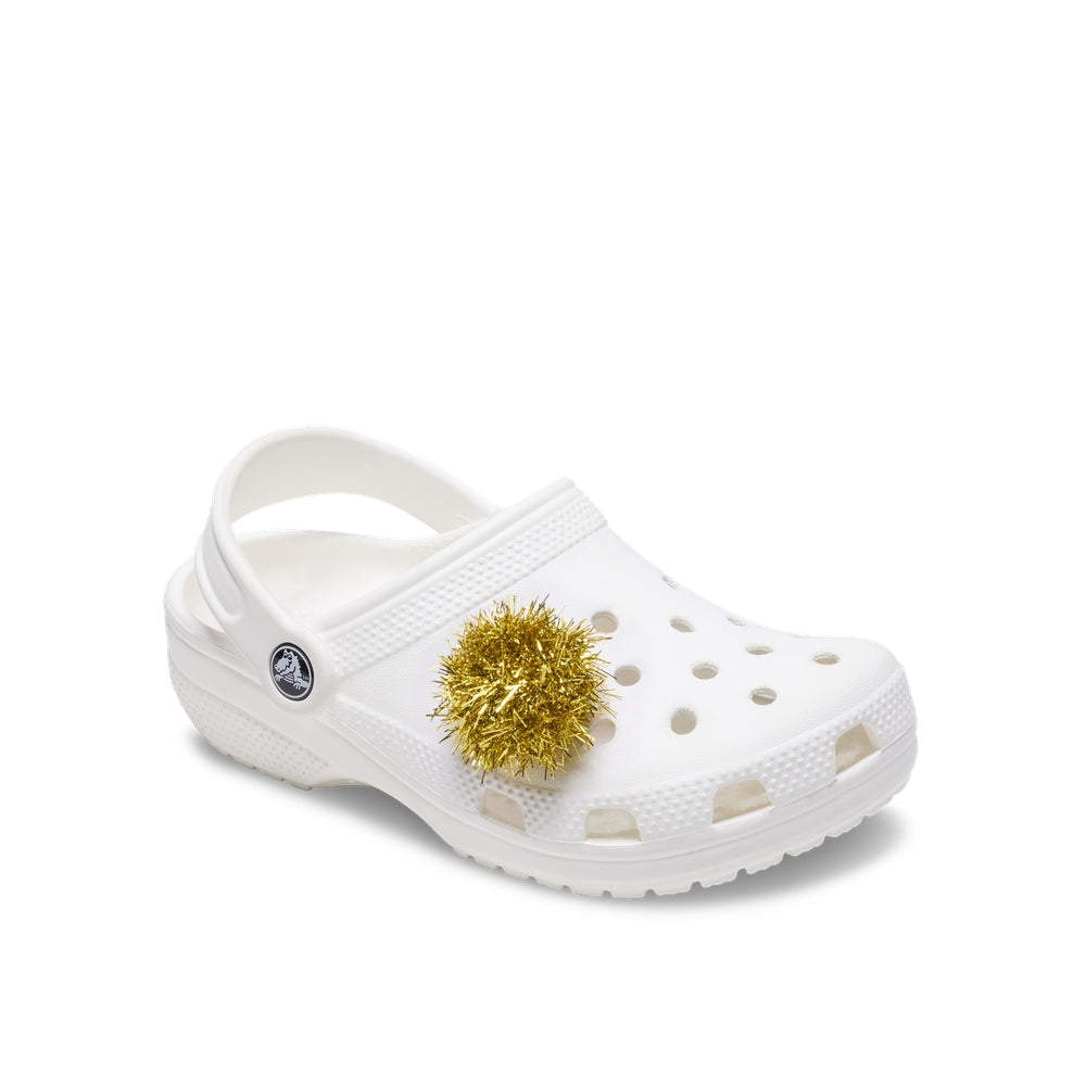 Jibbitz™ Charm Gold Tinsel Pom