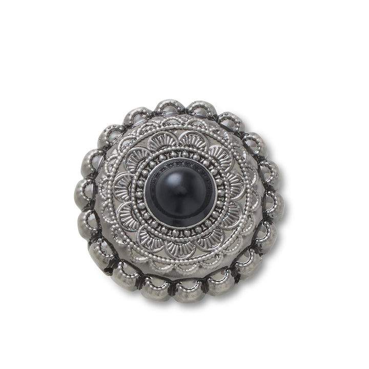 Jibbitz™ Charm Silver and Black Emblem - Crocs™ Việt Nam